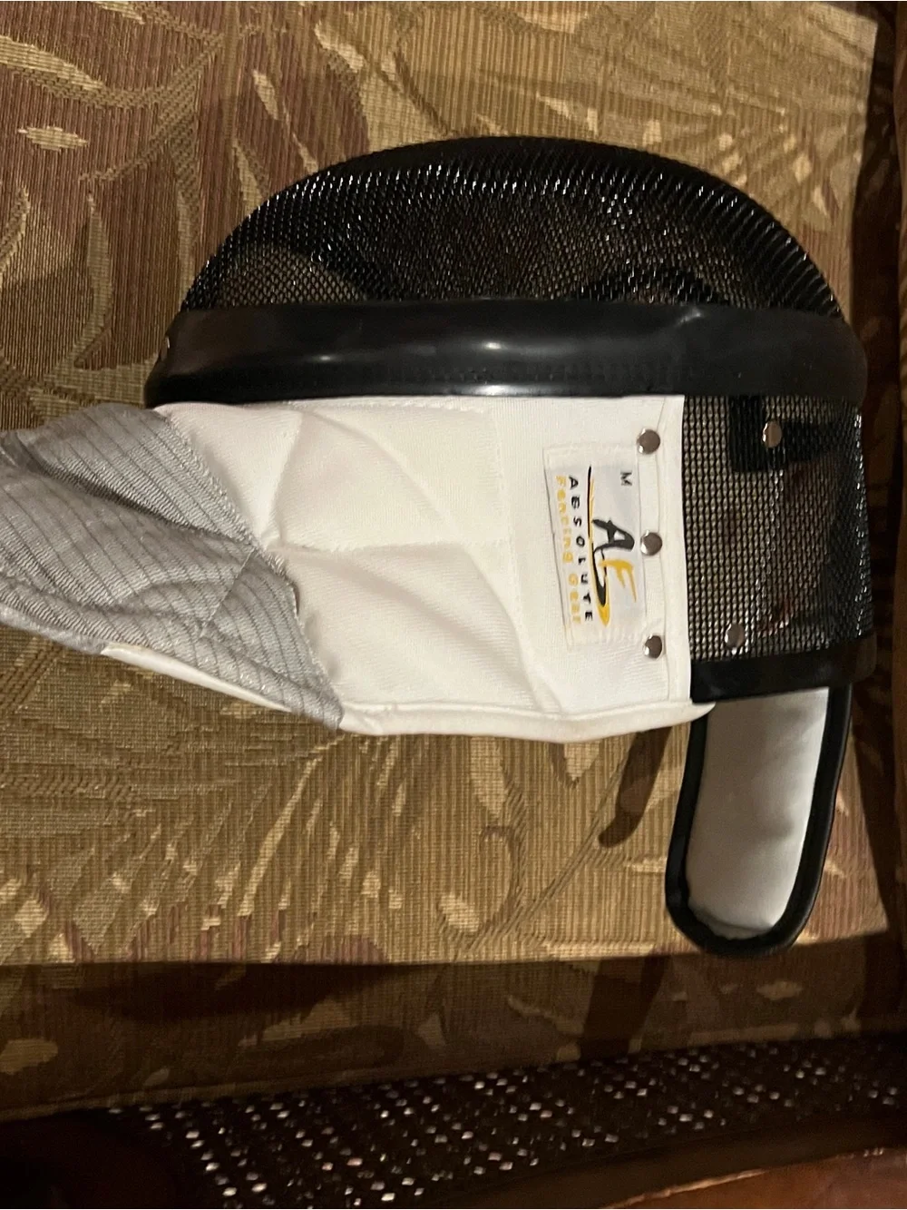 Black and White Fencing Mask - Absolute Fencing Gear